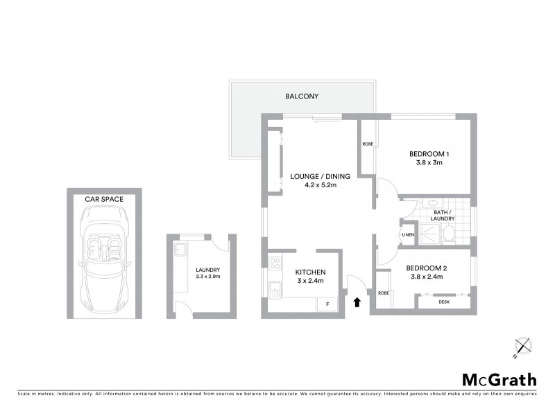 1/81 Liverpool Road, Ashfield NSW 2131 Floorplan