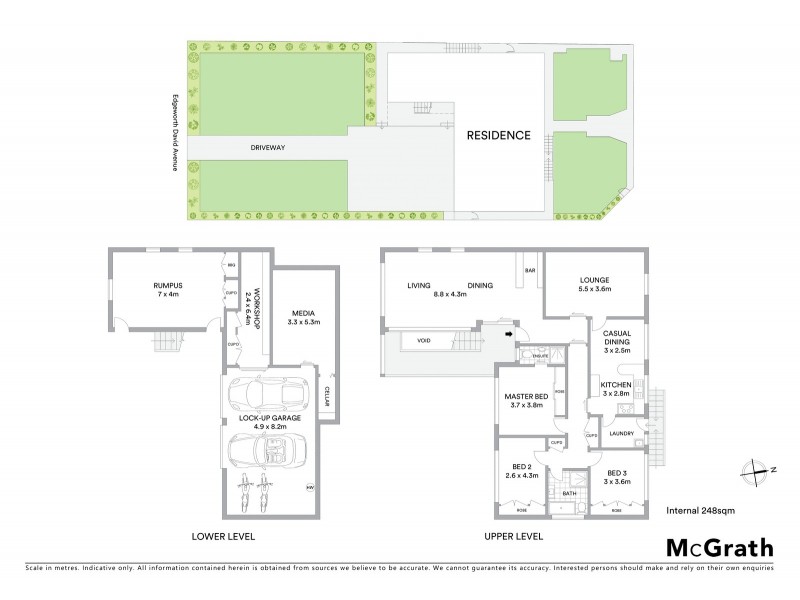 115 Edgeworth David Avenue, Wahroonga NSW 2076 Floorplan