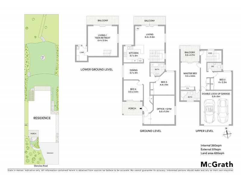 8A Glenview Road, Mount Kuring-gai NSW 2080 Floorplan