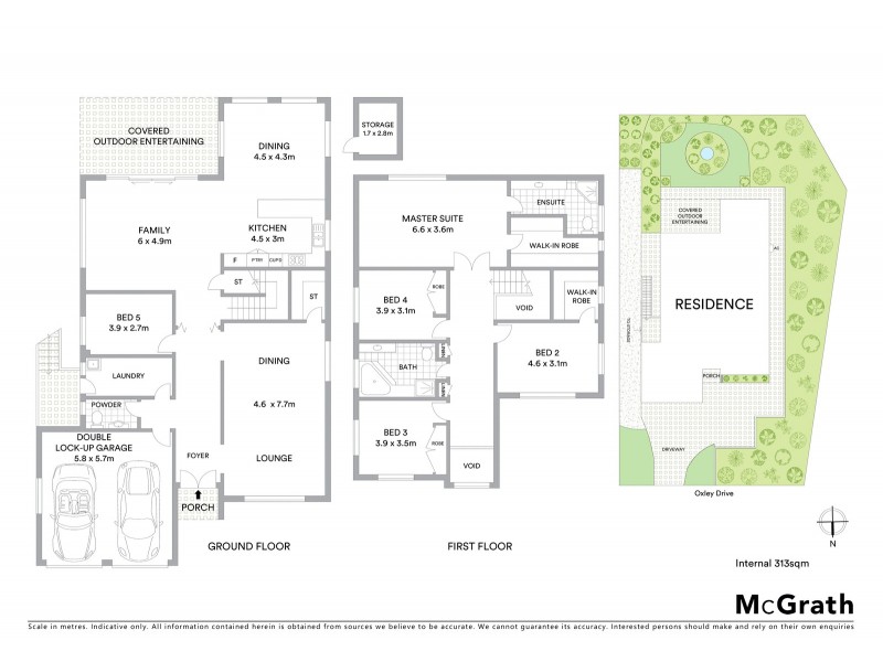 65 Oxley Drive, Mount Colah NSW 2079 Floorplan