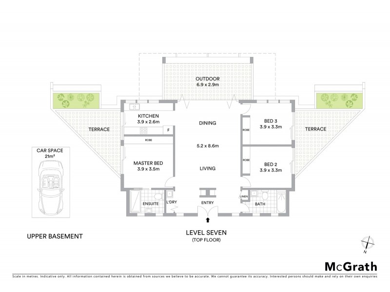 702/36 Romsey Street, Waitara NSW 2077 Floorplan