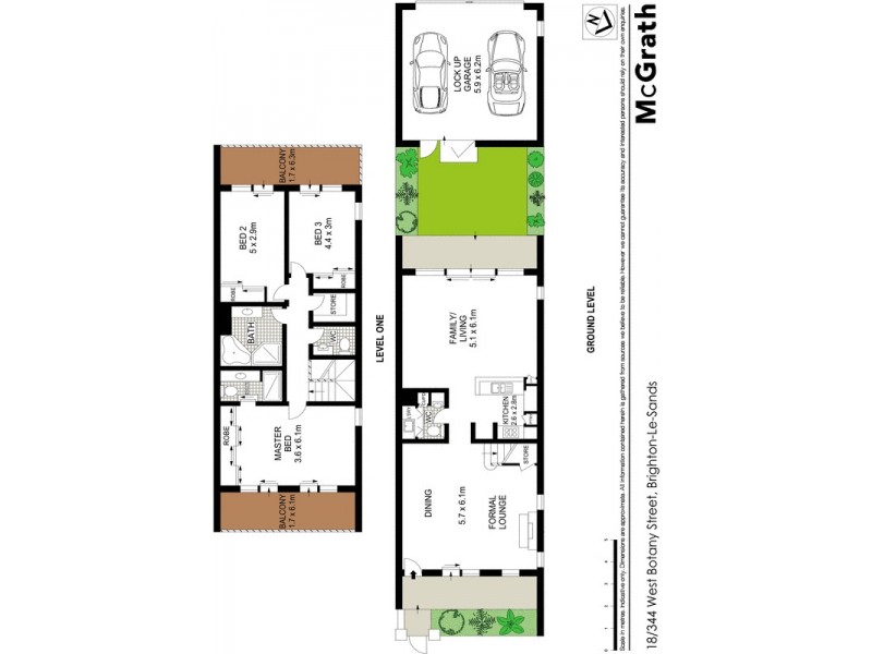 44/344 West Botany Street, Brighton-le-sands NSW 2216 Floorplan