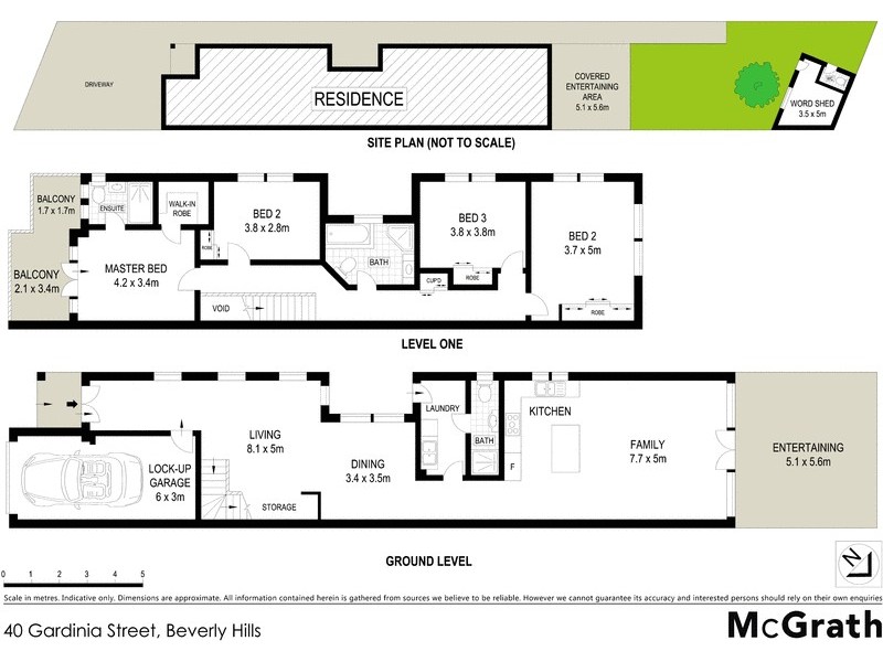 40 Gardinia Street, Beverly Hills NSW 2209 Floorplan
