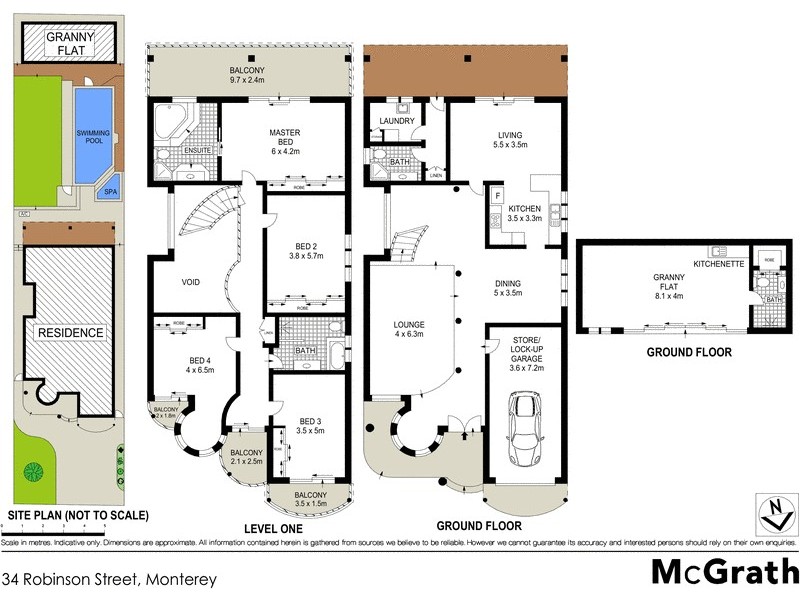34 Robinson Street, Monterey NSW 2217 Floorplan