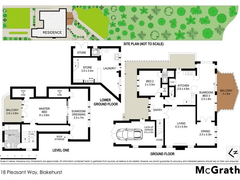 18 Pleasant Way, Blakehurst NSW 2221 Floorplan