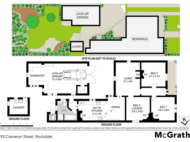 92 Cameron Street, Rockdale NSW 2216 Floorplan