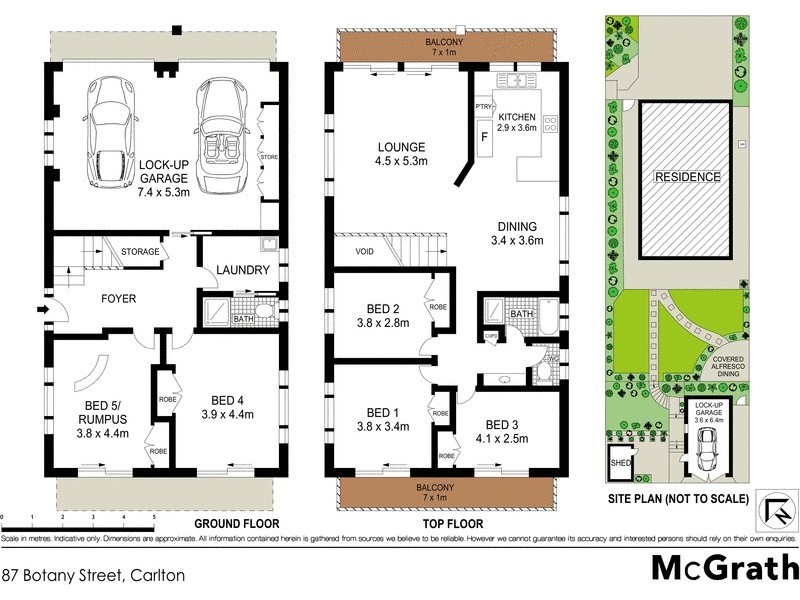 87 Botany Street, Carlton NSW 2218 Floorplan