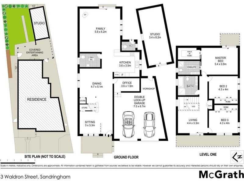 3 Waldron Street, Sandringham NSW 2219 Floorplan