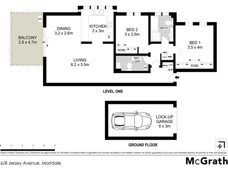 6/8 Jersey Avenue, Mortdale NSW 2223 Floorplan