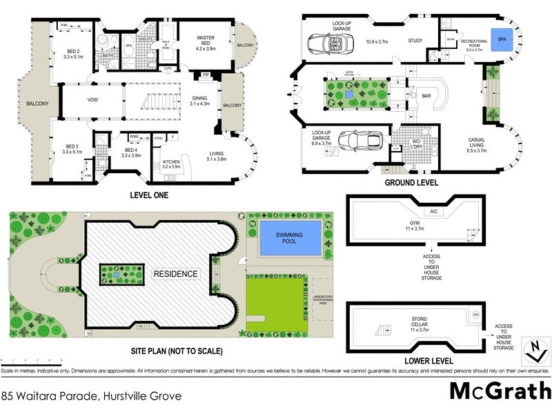 85 Waitara Parade, Hurstville Grove NSW 2220 Floorplan
