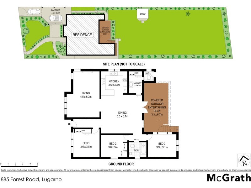 885 Forest Road, Lugarno NSW 2210 Floorplan
