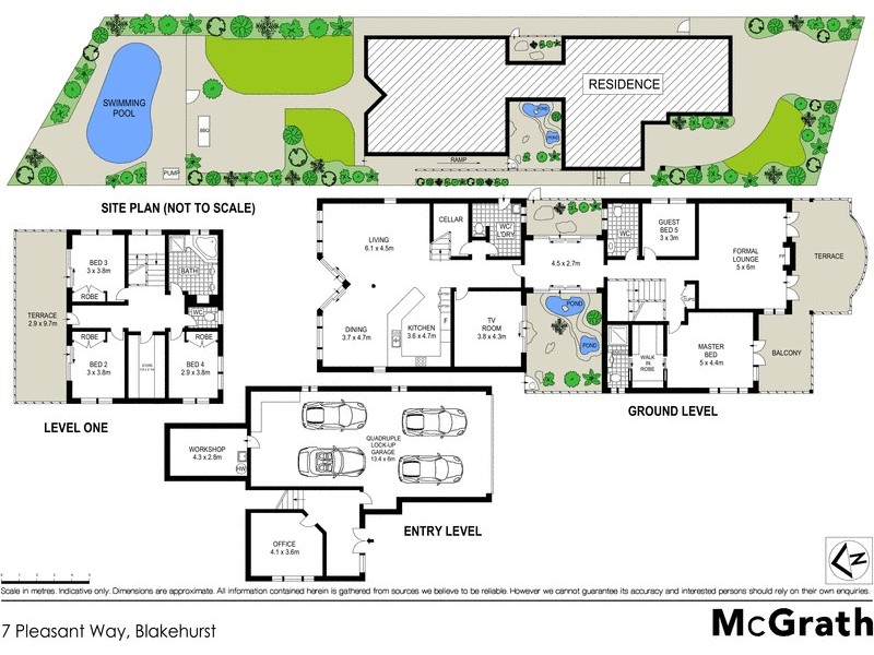 7 Pleasant Way, Blakehurst NSW 2221 Floorplan