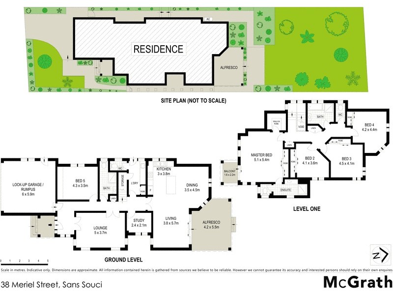 38 Meriel Street, Sans Souci NSW 2219 Floorplan