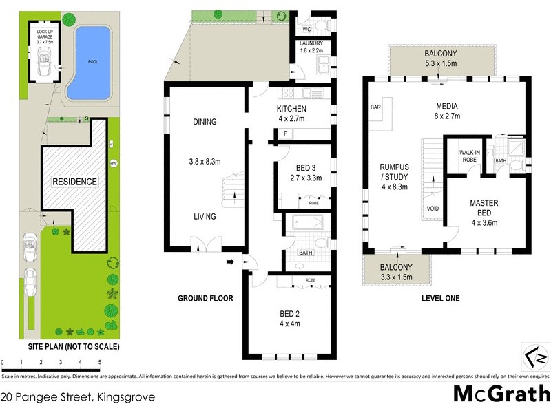 20 Pangee Street, Kingsgrove NSW 2208 Floorplan