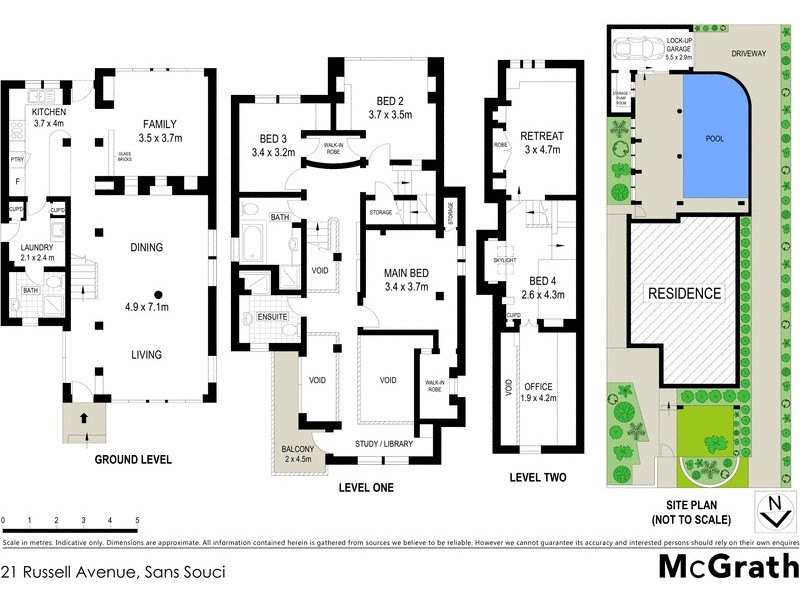 21 Russell Avenue, Sans Souci NSW 2219 Floorplan