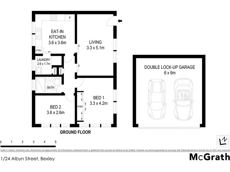 1/24 Albyn Street, Bexley NSW 2207 Floorplan