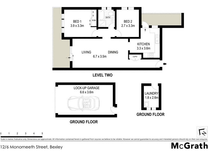 12/6 Monomeeth Street, Bexley NSW 2207 Floorplan