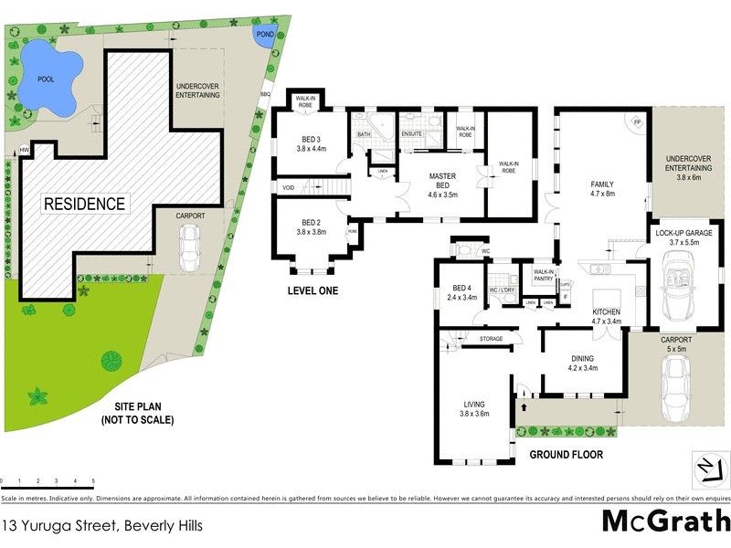 13 Yuruga Street, Beverly Hills NSW 2209 Floorplan