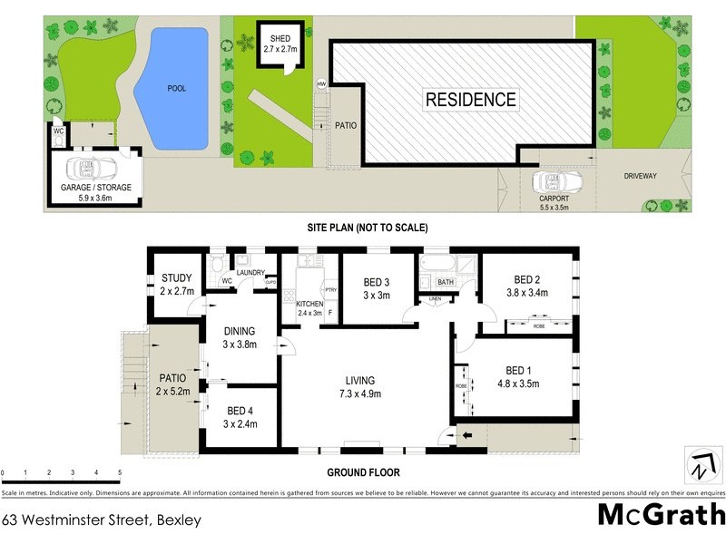 63 Westminster Street, Bexley NSW 2207 Floorplan