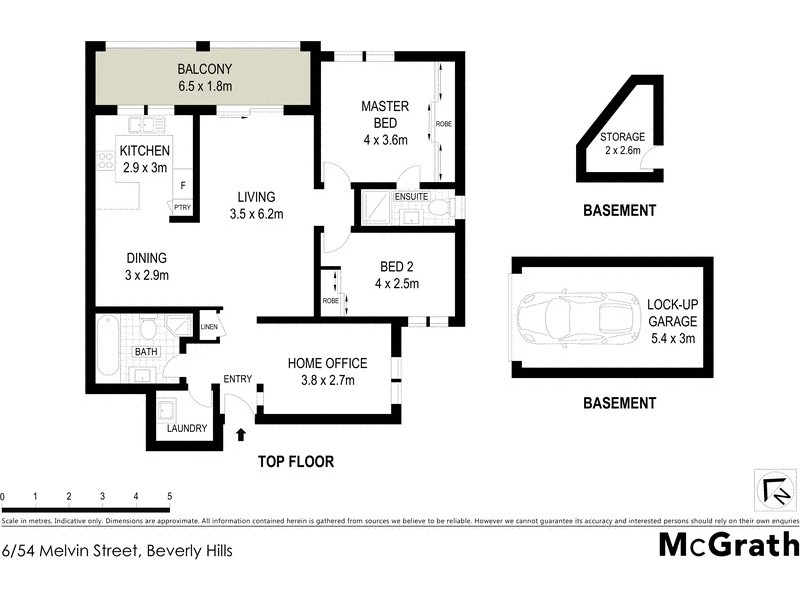 6/54 Melvin Street, Beverly Hills NSW 2209 Floorplan