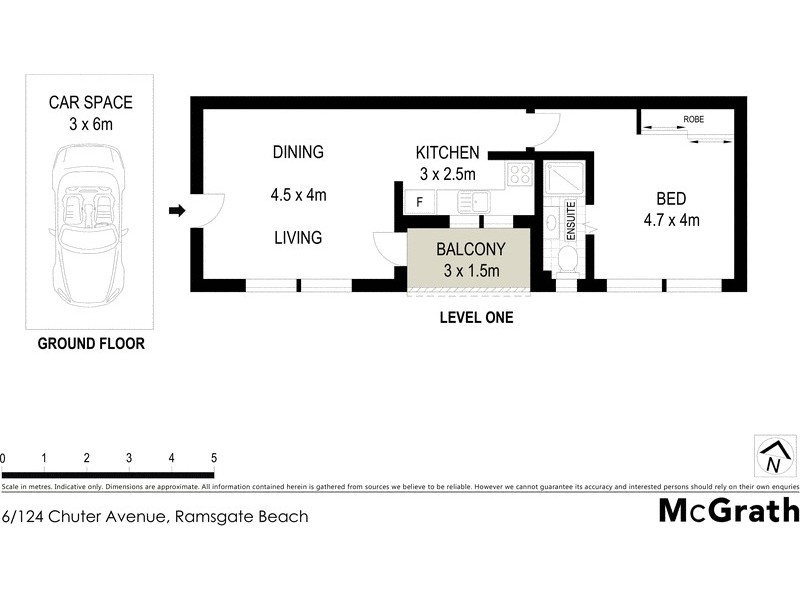 6/124 Chuter Avenue, Ramsgate Beach NSW 2217 Floorplan