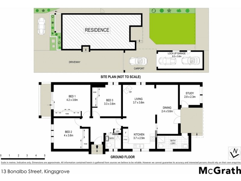13 Bonalbo Street, Kingsgrove NSW 2208 Floorplan