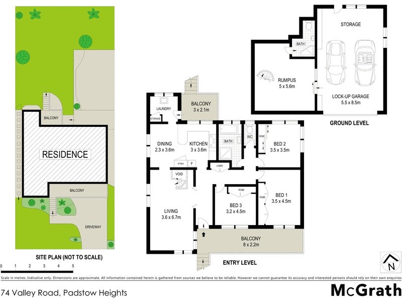 74 Valley Road, Padstow Heights NSW 2211 Floorplan