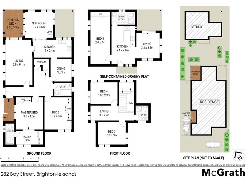 282 Bay Street, Brighton-le-sands NSW 2216 Floorplan