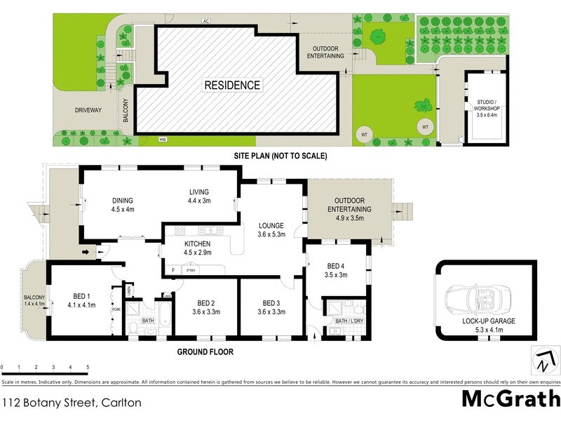 112 Botany Street, Carlton NSW 2218 Floorplan