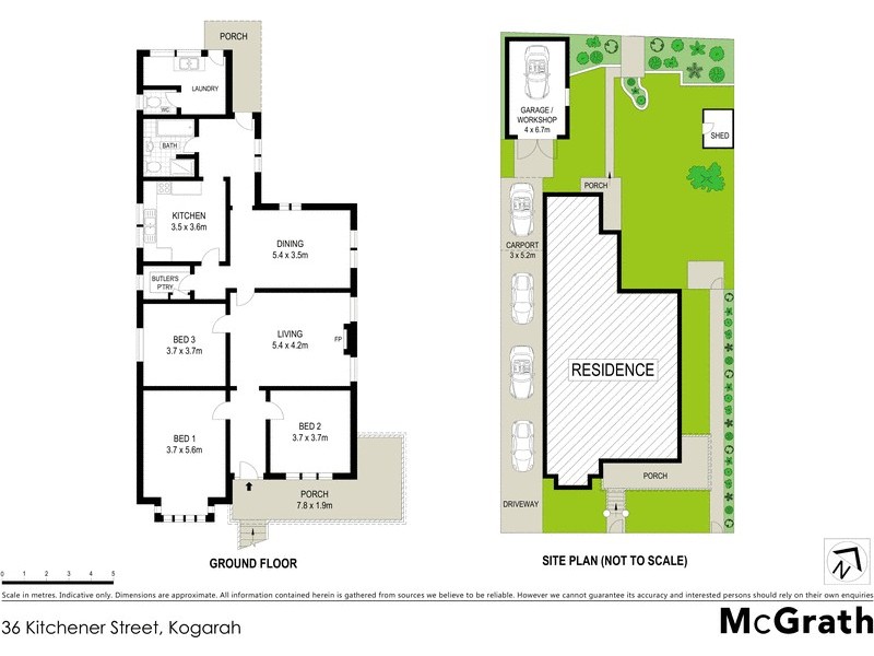 36 Kitchener Street, Kogarah NSW 2217 Floorplan