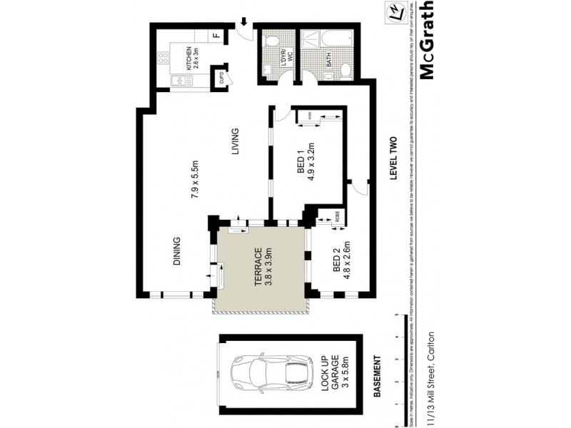 11/13 Mill Street, Carlton NSW 2218 Floorplan