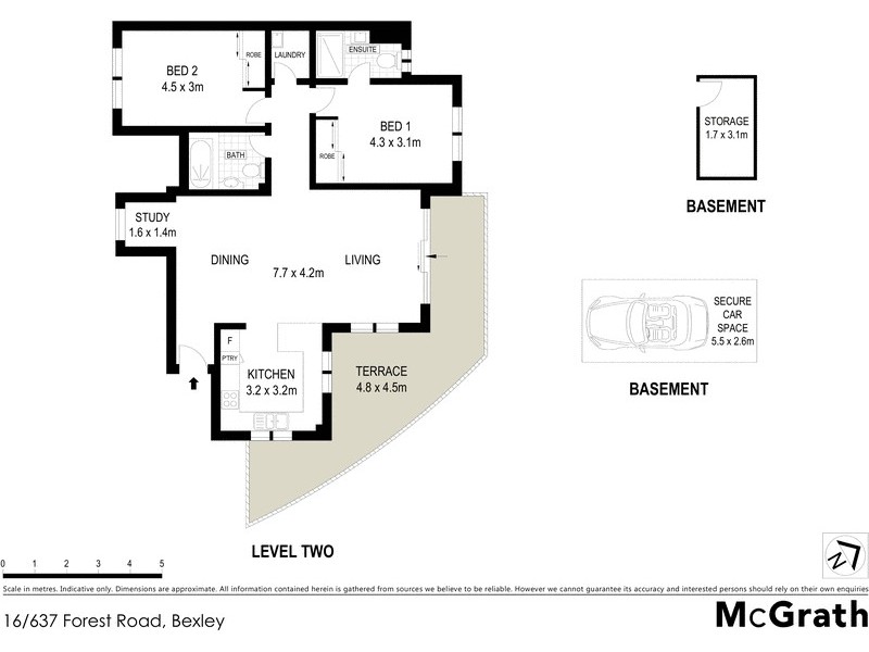 16/637 Forest Road, Bexley NSW 2207 Floorplan