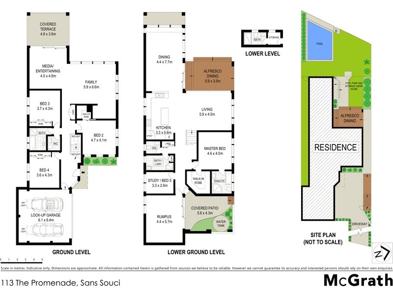 113 The Promenade, Sans Souci NSW 2219 Floorplan