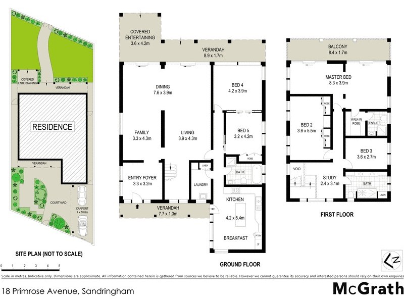18 Primrose Avenue, Sandringham NSW 2219 Floorplan