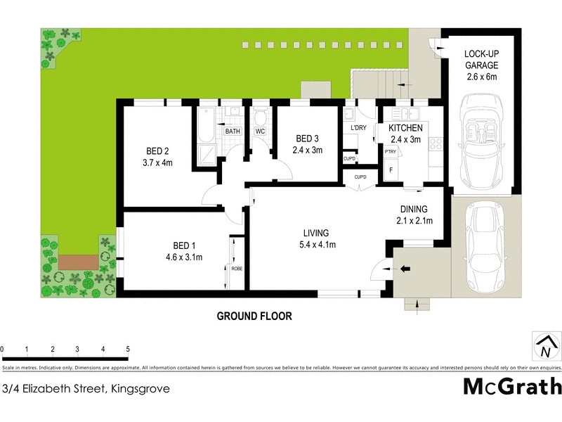 3/4 Elizabeth Street, Kingsgrove NSW 2208 Floorplan