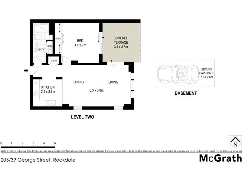 205/39 George Street, Rockdale NSW 2216 Floorplan