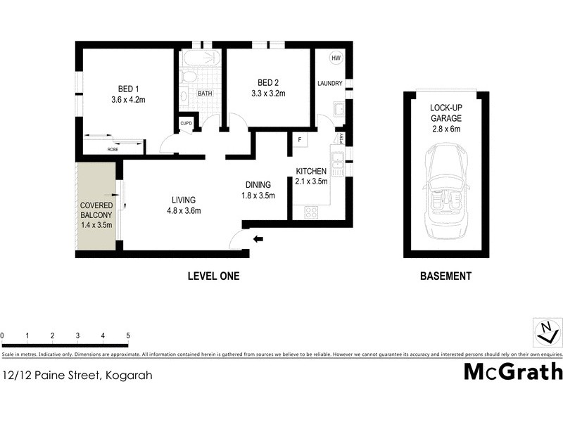 12/12 Paine Street, Kogarah NSW 2217 Floorplan