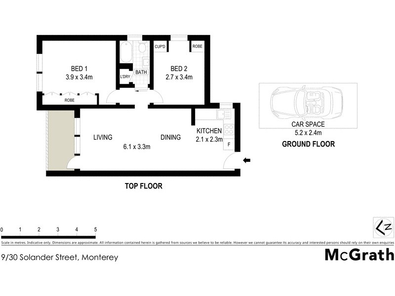9/30 Solander Street, Monterey NSW 2217 Floorplan
