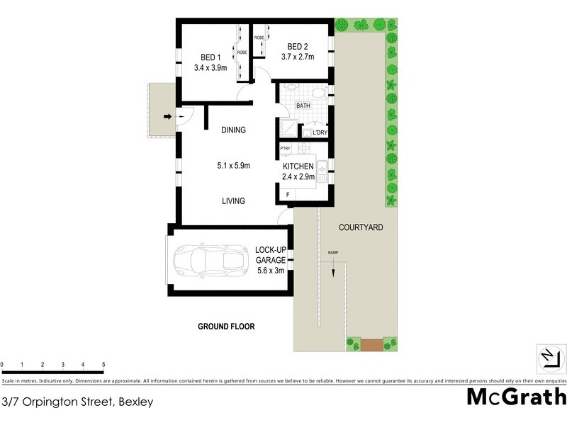 3/7 Orpington Street, Bexley NSW 2207 Floorplan