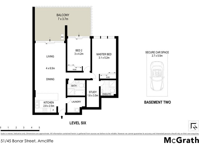 51/45 Bonar Street, Arncliffe NSW 2205 Floorplan