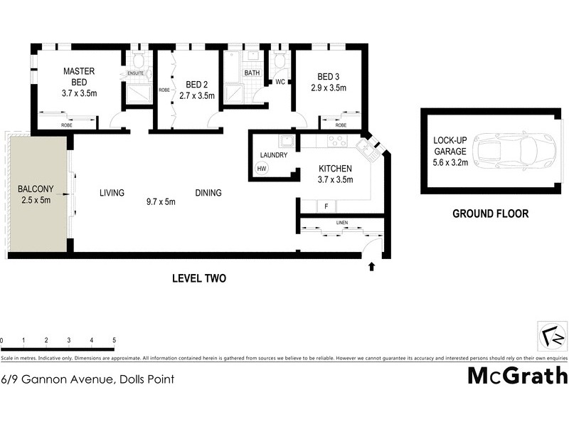 6/9 Gannon Avenue, Dolls Point NSW 2219 Floorplan