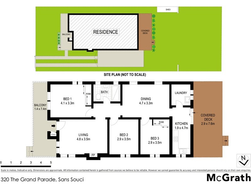 320 The Grand Parade, Sans Souci NSW 2219 Floorplan