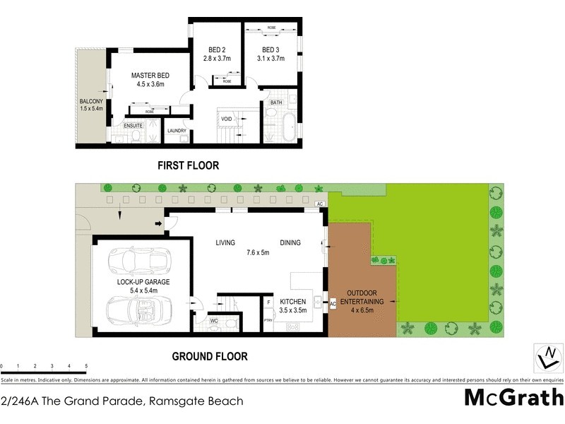 2/246A The Grand Parade, Ramsgate Beach NSW 2217 Floorplan