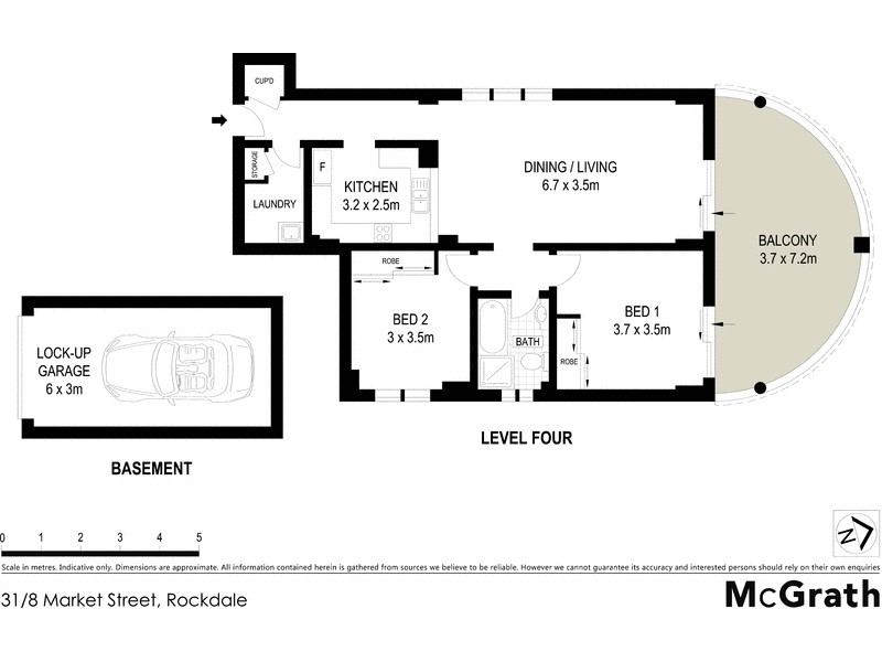 31/8 Market Street, Rockdale NSW 2216 Floorplan