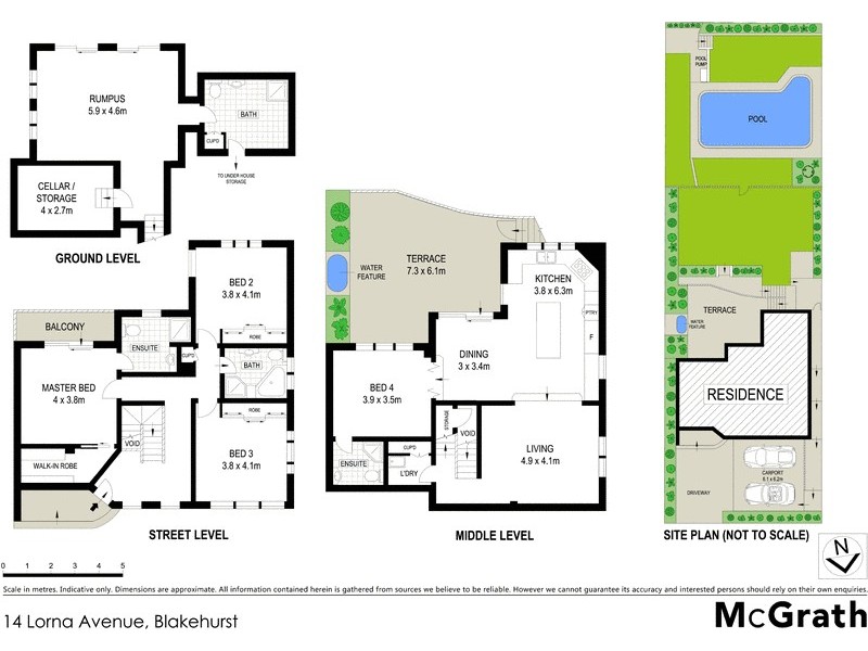 14 Lorna Avenue, Blakehurst NSW 2221 Floorplan