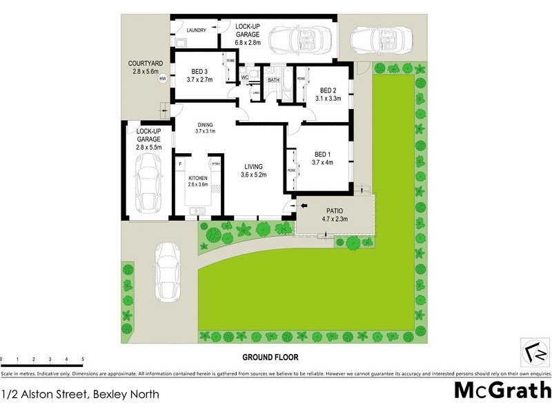 1/2 Alston Street, Bexley North NSW 2207 Floorplan