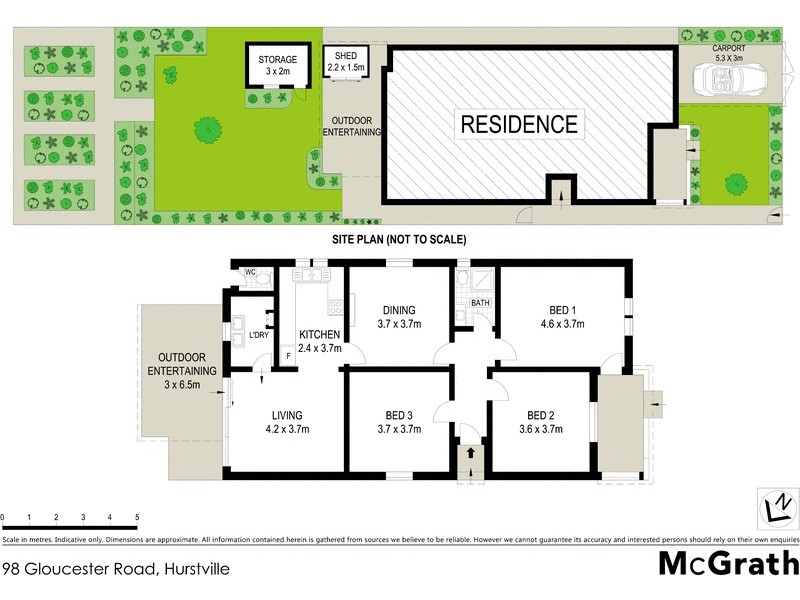 98 Gloucester Road, Hurstville NSW 2220 Floorplan