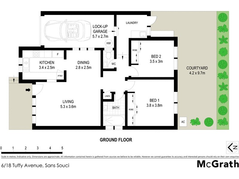 6/18 Tuffy Avenue, Sans Souci NSW 2219 Floorplan