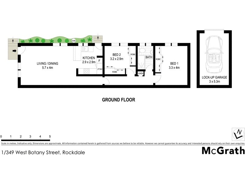 1/349 West Botany Street, Rockdale NSW 2216 Floorplan