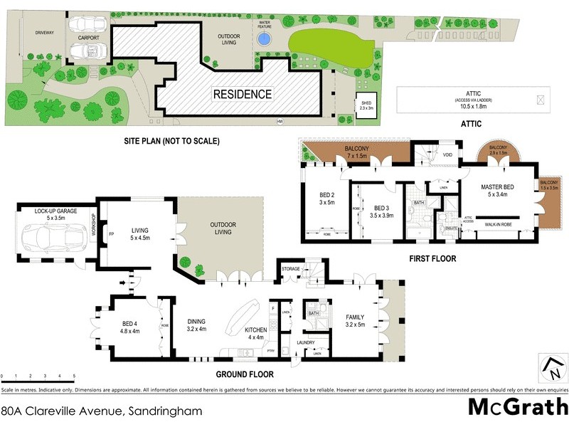 80A Clareville Avenue, Sandringham NSW 2219 Floorplan